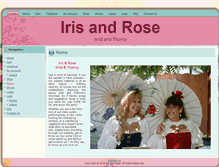 Tablet Screenshot of iris-n-rose.com